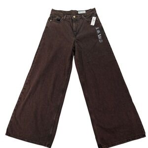 GAP Horseshoe High Rise Ultrasoft Denim Jeans Women's 27/4 Regular Brown Wash